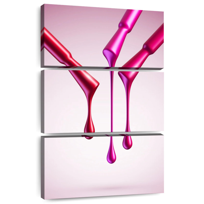 Vernis à ongles rose Shuttleworth, H 65 po x l 42 po