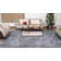 Solid Colour Machine Tufted Shag Area Rug