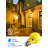 9W A19 Dusk to Dawn LED Outdoor Light Bulbs, 2700K Soft White, Yellow Housing, E26 Base-121325071