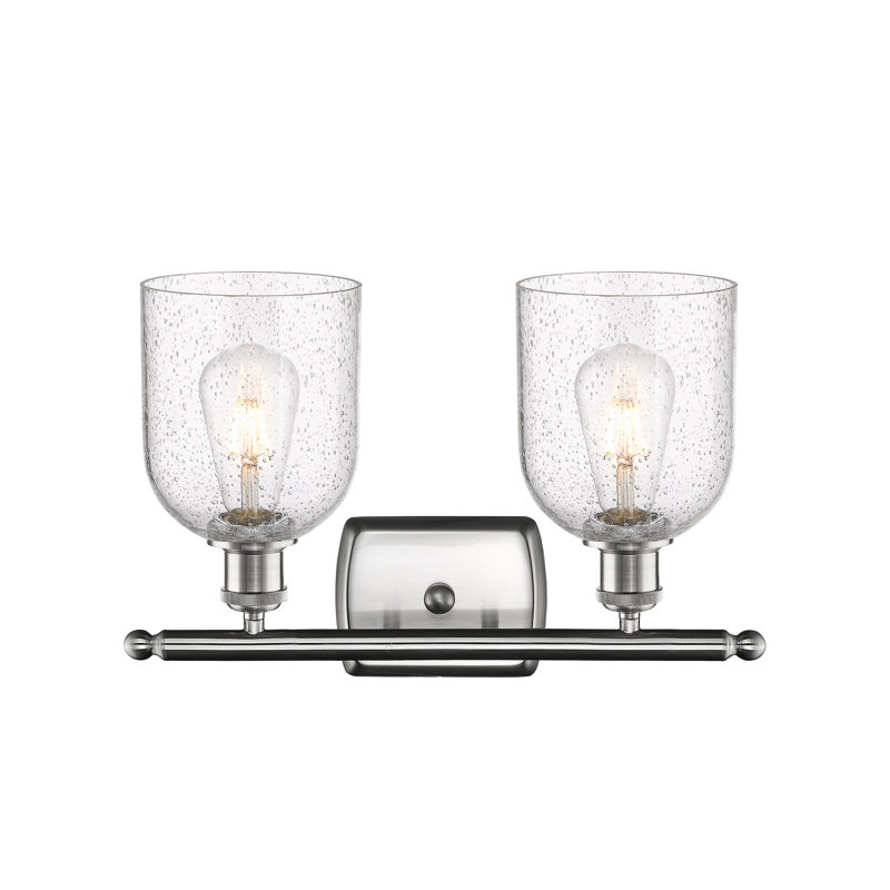 Allysson 2 - Light Dimmable Vanity Light, Seedy, Brushed Satin Nickel