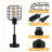 Metal Torchiere Lamp