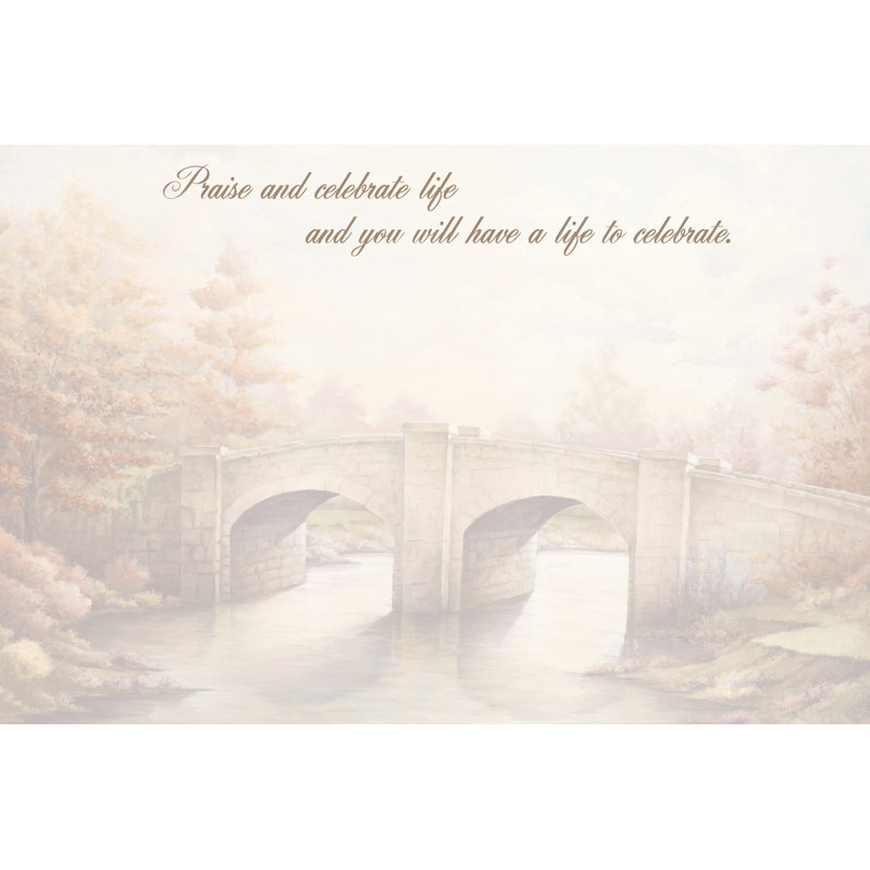 Praise Bridge - Wrapped Canvas Print, 30cm H x 46cm W x 3.8cm D