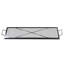 Foyer de cuisson rectangulaire en forme de foyer, acier robuste de 44 pouces, batterie de cuisine de camping portable, grande surface pour plusieurs aliments, barbecue résistant aux températures élevées, grille barbecue en acier, poignée facile à transporter,