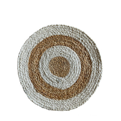 Canh Jute Round Placemat And Napkin Set