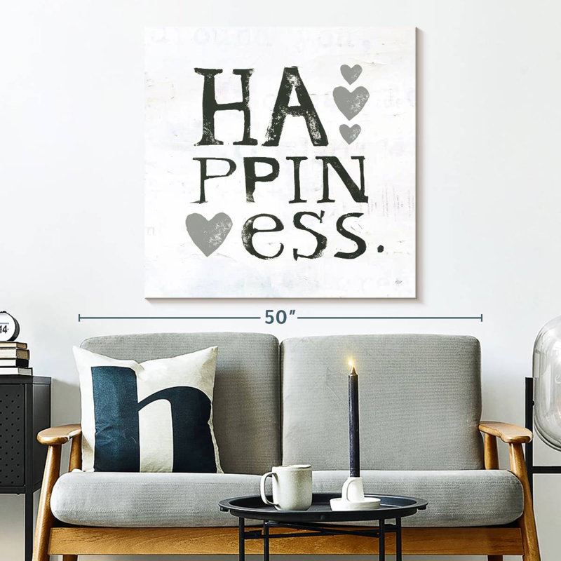 Tergel Happiness Gray Hearts