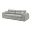 Canapé rembourré 3 places avec coussins décoratifs Striped Boucle-1836759568