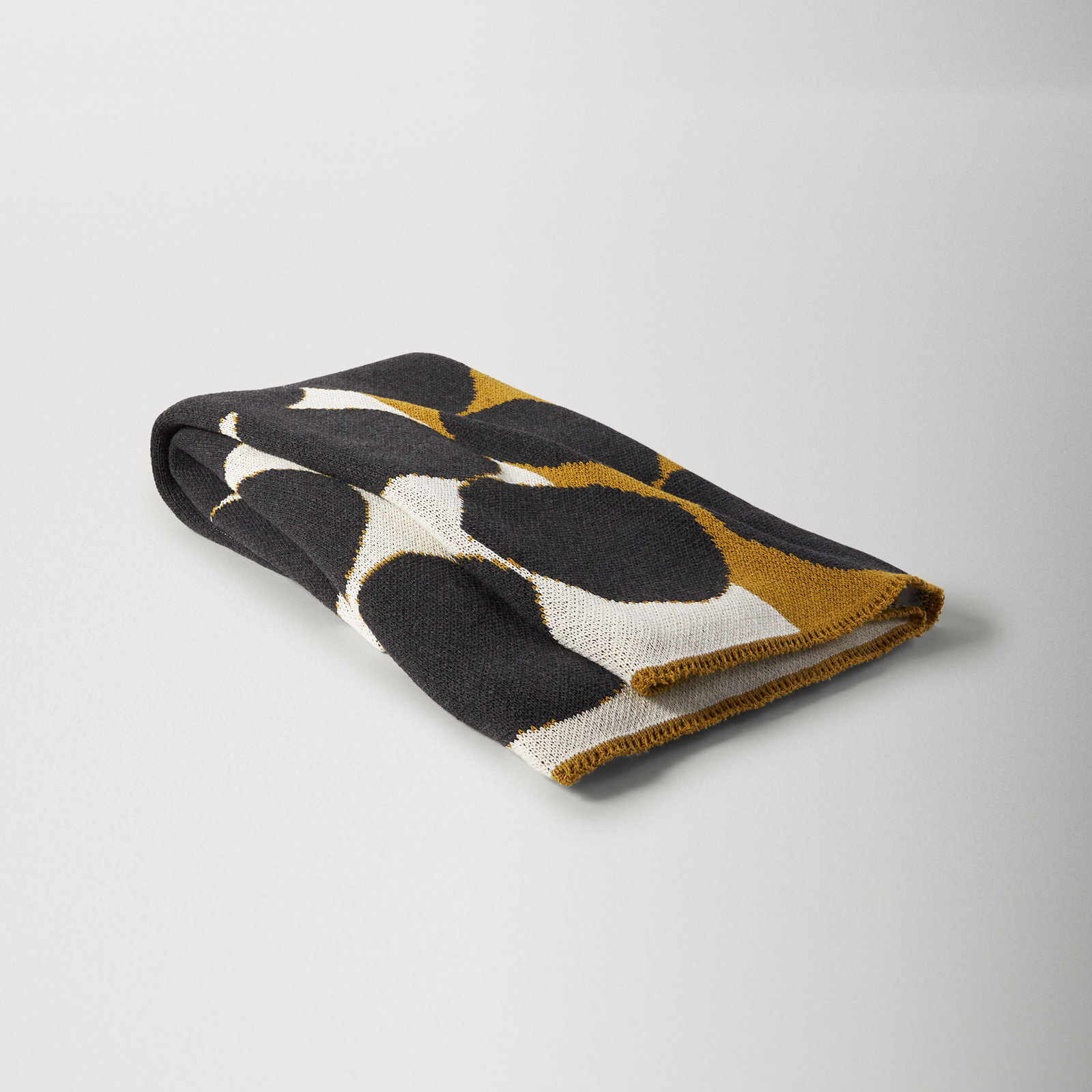 Lima Cotton Blend Knit Throw Blanket, Moss