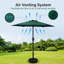 Parasol de table pour l'extérieur avec bouton-poussoir-307562848-307562855