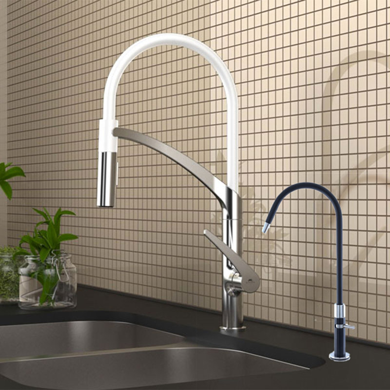 Hommix Kitchen Faucet, Black