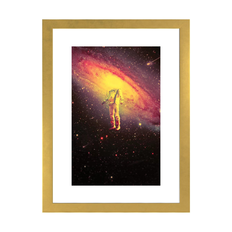 « Mr. Galaxy III » par Nicepurge-impression, Encadrement doré, H 32 po x l 24 po x P 1 po