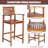 Costway Acacia Outdoor 29'' Bar Stool