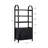 3-Tier Arched Solid Wood Vertical Bookshelf-100829928