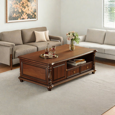 Table basse de style rétro américain