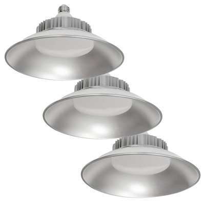60-Watt 5000 Lumen LED Utility Light with Reflector (set of 3)