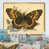 Toile avec cadre flottant or
