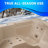 Inland™ 5-6 Person Lounger Plug and Play Hot Tub Spa with 24 Hydrotherapy Jets, Stainless Steel Heater, Digital Control, LED Lighting, Insulated Cover Included-99132413