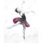 Petite ballerine rose, reproduction encadrée - Sports et jeux-935218686