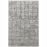 One-of-a-Kind Rectangle 5'11" x 8'10" Area Rug in Silver/Gray