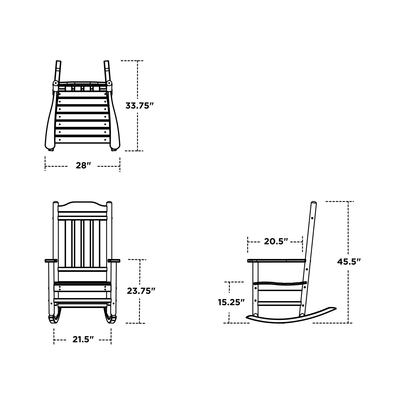 Cottage Legacy Rocking Chair, Teak