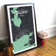 Galway City Map - No Frame Print-1774903720