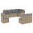  Garden Sofa Set Beige