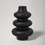 10” Dolomite Stacked Vase - Contemporary Abstract Stacked Sphere Decorative Table Vase - Home or Office Decor Accent - Flower Centerpiece Display Vase - Gift Idea-94283614-86749027