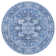 Abhirami Ornate Medallion Machine-Washable Blue/Navy Rug