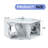 Hexagonal MDF Coffee Table, White Marbl Pattern Stickers, Multi-Hole Design To Give More Storage Space, Simple And Convenient Design Makes It Suitable For All Kinds Of Style Scenes. 25*21.6-1332669293