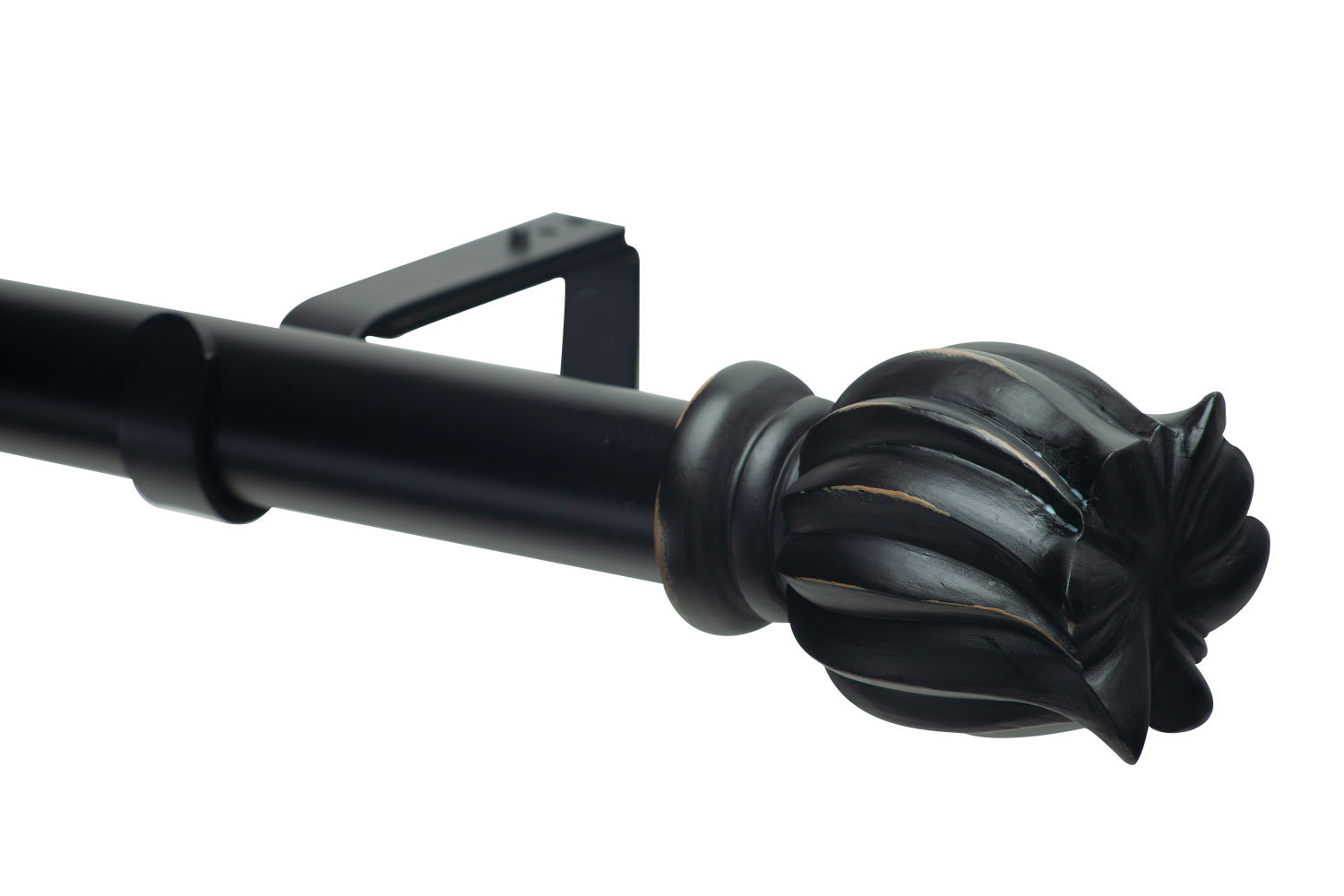 ClaireDeco Delauny Non-Telescoping Curtain Rod, Antique, 120 | Perigold