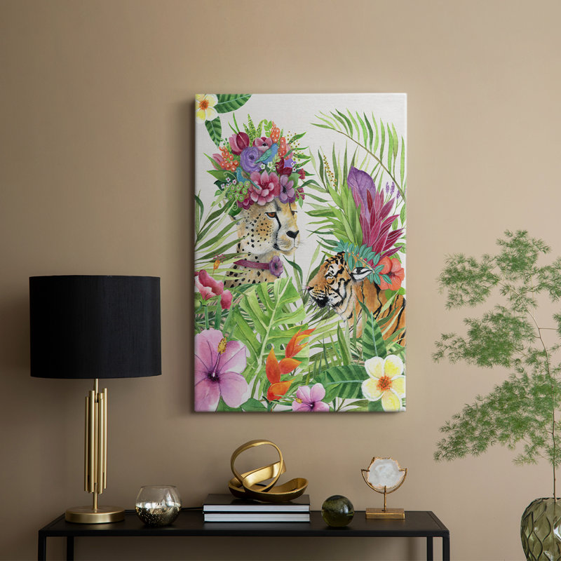 Jungle Royale I - galerie sur mesure, H 60 po x l 40 po