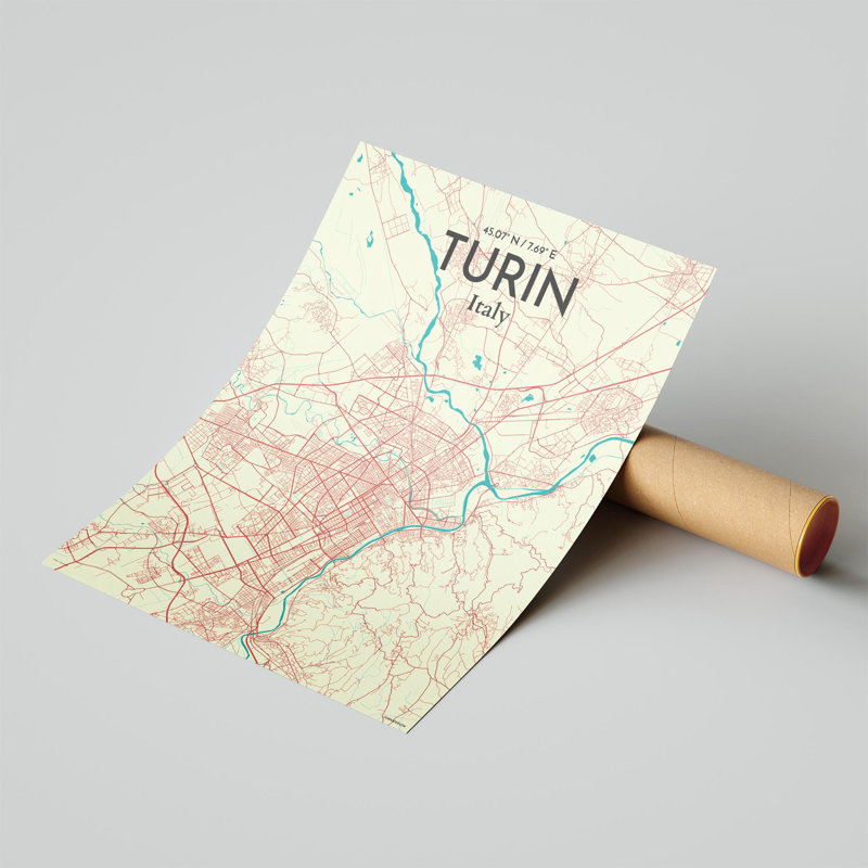 Carte de Turin, impression tricolore