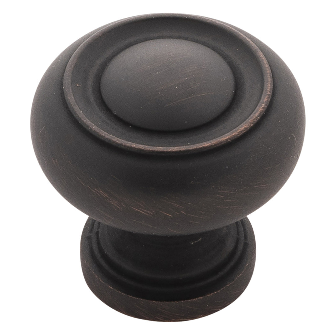 Cottage 1 1/4" Diameter Mushroom Knob Hickory Hardware 