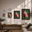 Woman in the Armchair Art Deco - Framed Print-703721389-703721380