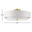Plafonnier semi-encastré 5 lumières 22 po Flaire-789002555-775145387