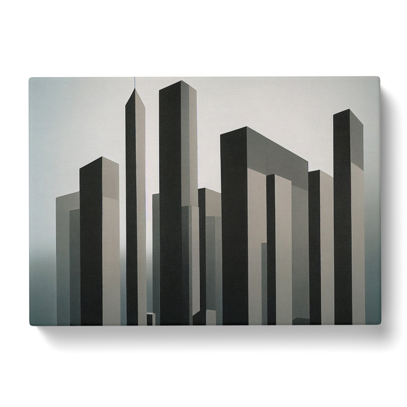 Elegant Skyline Architecture - Wrapped Canvas Print, 35cm H x 50cm W x 3cm D