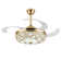 Keivah 42" Ceiling Fan with LED Light and Remote Control