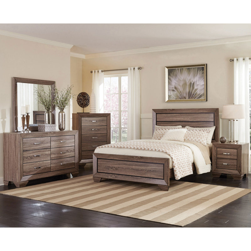 Commode 6 tiroirs Harrison, Taupe