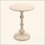 Table basse en métal vintage, table d'appoint ronde pour table de chevet et table d'appoint