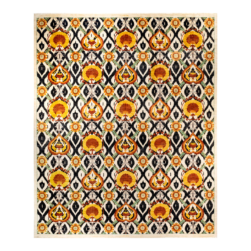 Suzani One-of-a-Kind 16' 5" X 14' 0" Hand Knotted Area Rug