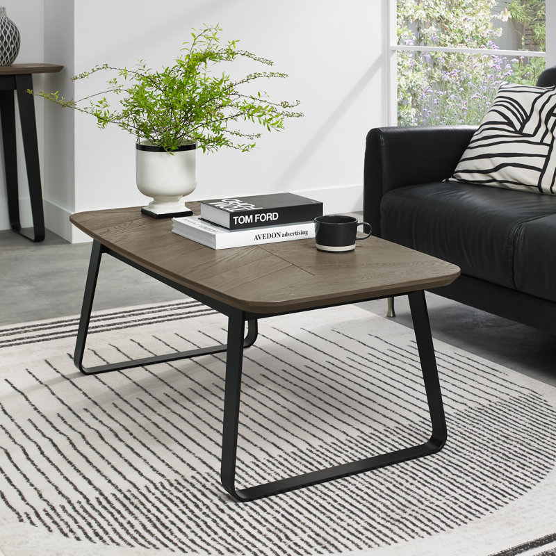 Airina Sled Coffee Table, Grey