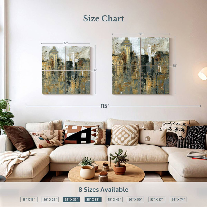 Sireci City Shine II, 32" H x 32" W