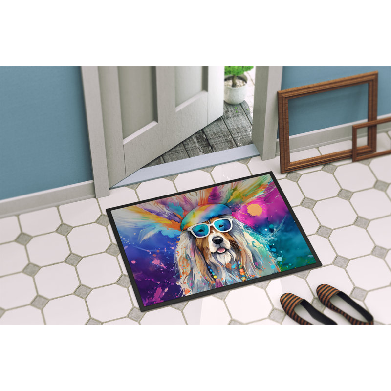 Hipolita Non-Slip Indoor Outdoor Doormat, 24'' W X 36'' L