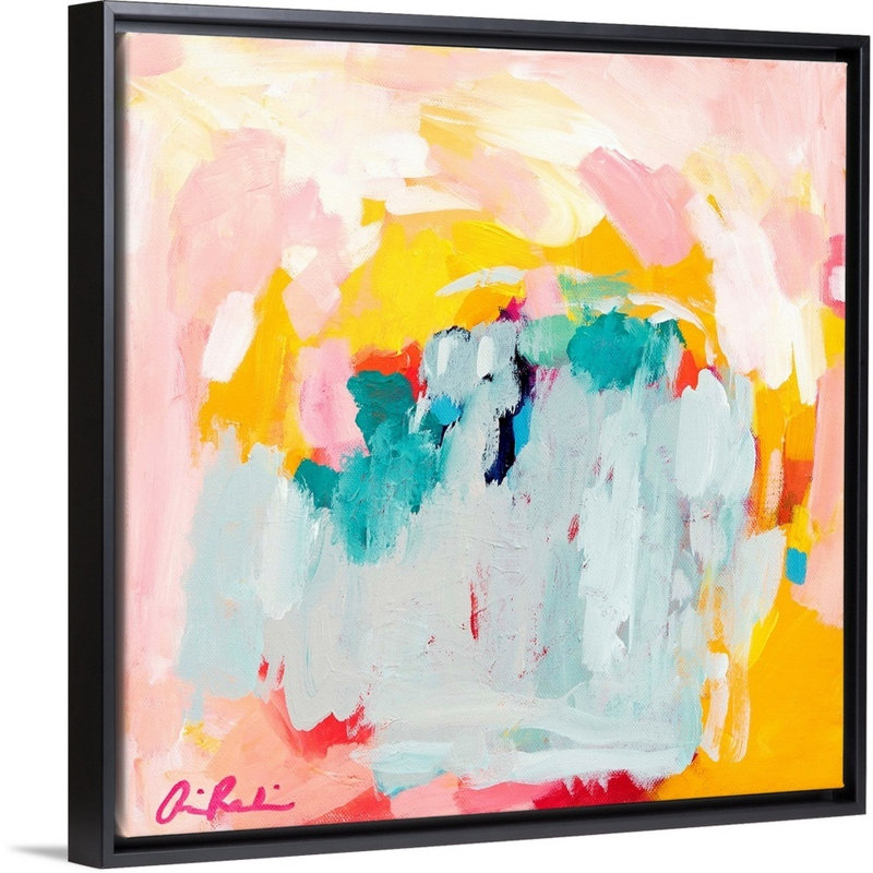 "Promise" par Amira Rahim, reproduction d’art sur toile, H 18 po x l 18 po x P 1,75 po, Toile avec cadre noir