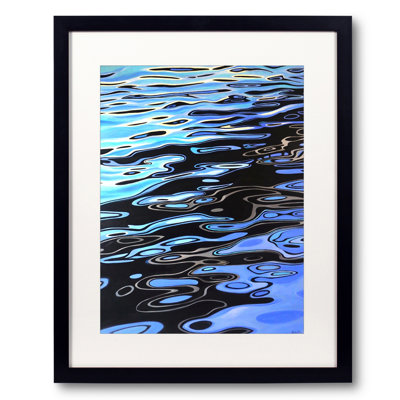 Pontoon Footbridge Fowey Harbour Print by Alan Weston