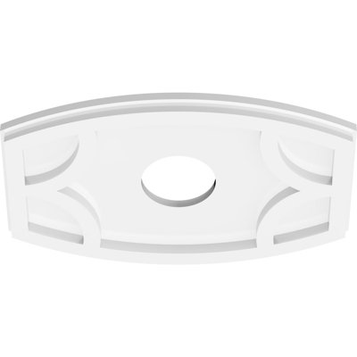 Diamètre intérieur de médaillon contemporain en PVC 3 po Kailey