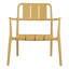 Chaises simples intérieures / extérieures pour 2 personnes + table basse en jaune éclatant, - cadre, patins antidérapants, confort ergonomique, support robuste, assemblage sans tracas, imperméable, design, espace, 5 pièces