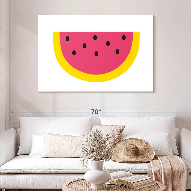 Tranche de melon d'eau Yarlin II, H 32 po x l 48 po