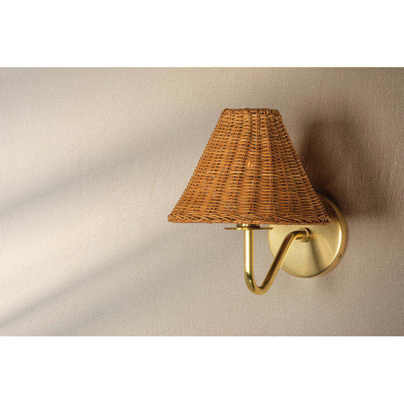 Issa Wall Sconce by TALI ROTH, Aged Brass