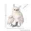 Hibou à fourrure avec bébé