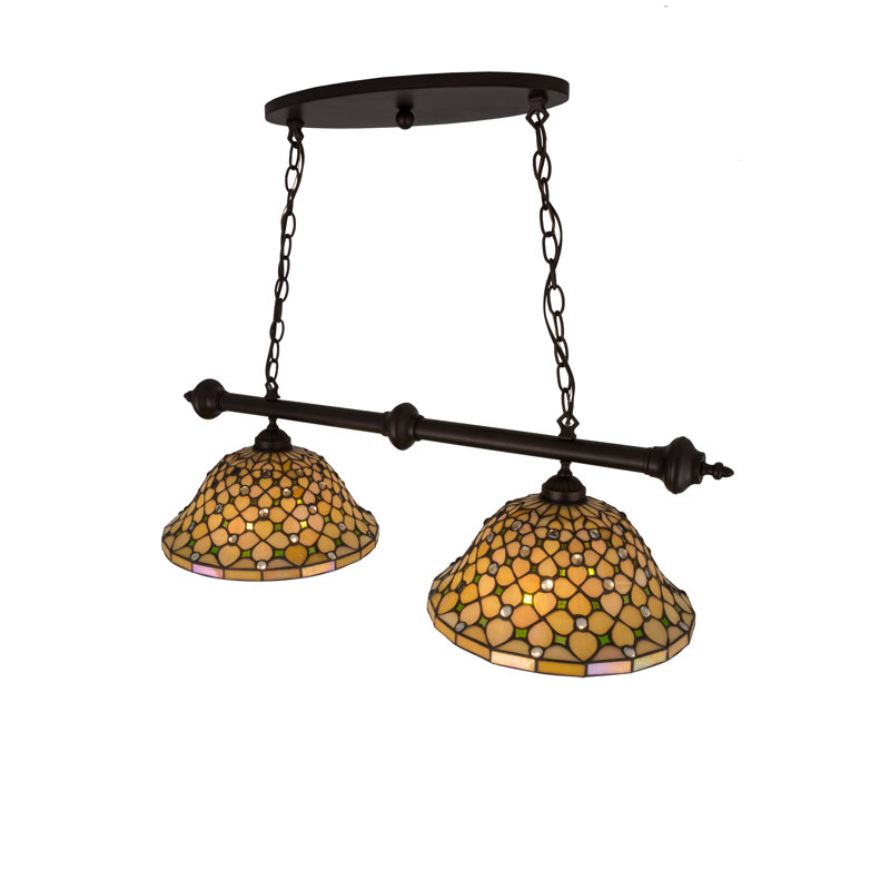 Dallaire 4 - Light Mahogany Bronze Kitchen Island Pendant